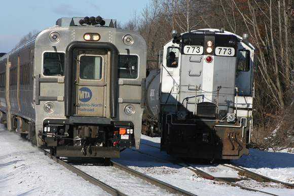Train 58 and MNJ 773