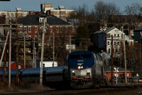 Amtrak departs Hudson