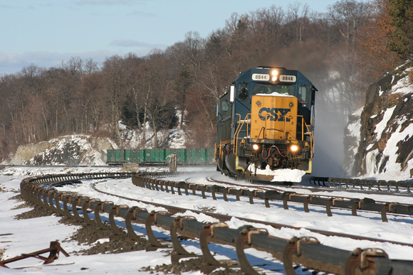 ♪♫Oh, the weather outside is frightful, but a daylight freight is so delightful♪♫
